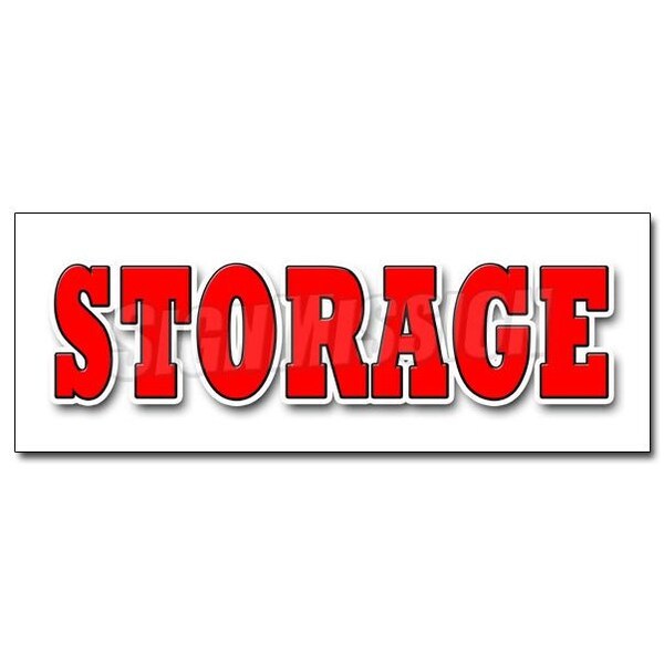STORAGE DECAL sticker long short term climate controlled secure indoor, D-36 Storage